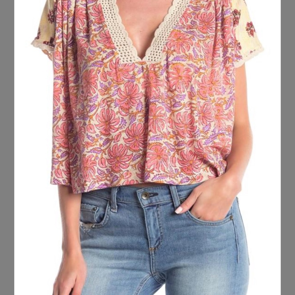 FREE PEOPLE Leilani Top Ivory | Blouse